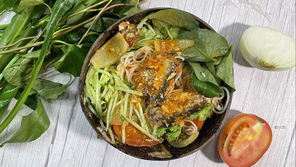 Rice Vermicelli With Canned Fish