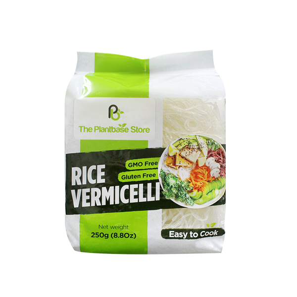 The Plantbase Store  Rice vermicelli 1mm 250g