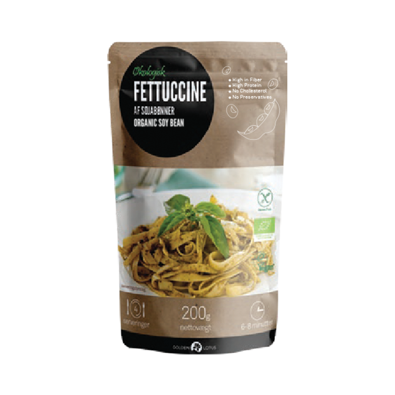 [Bulk] Golden Lotus Organic Soybean Fettuccine 200g - case 24