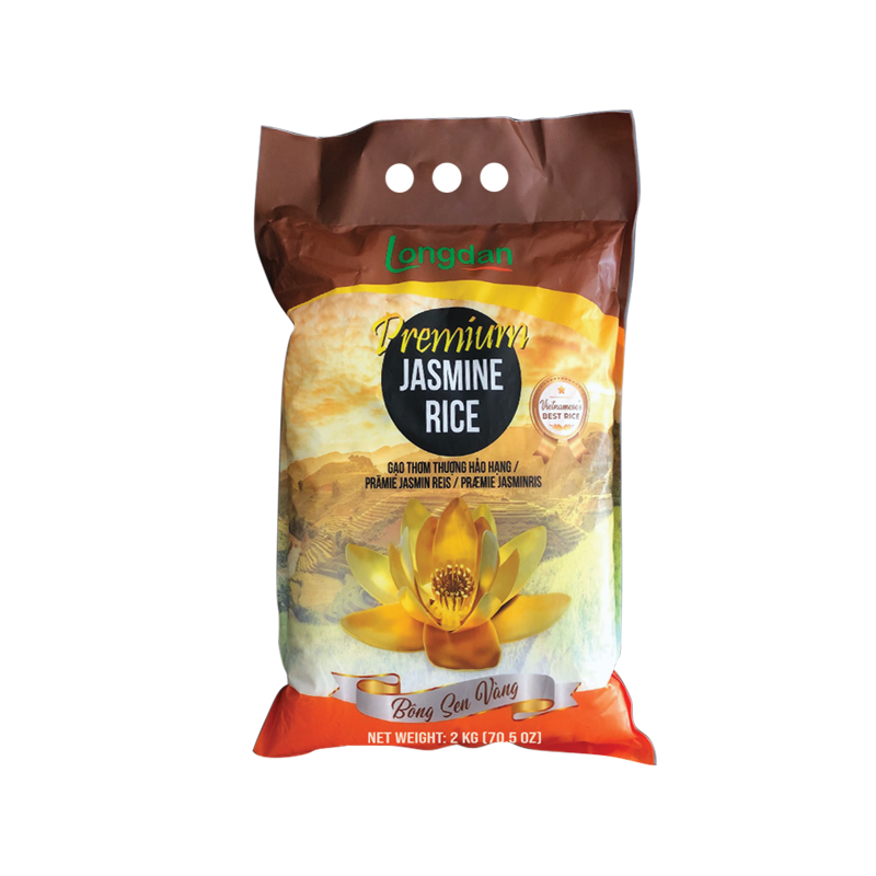 [Bulk] Longdan Premium Jasmine Rice 2kg - case 5