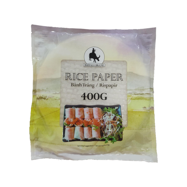 Buffalo Rice Paper For Summer Rolls (Round 22cm) 400g