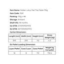 [Bulk] Golden Lotus Pad Thai Paste 110g - case 48