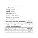 [Bulk] Buffalo Rice Noodles 5mm 400g - case 25